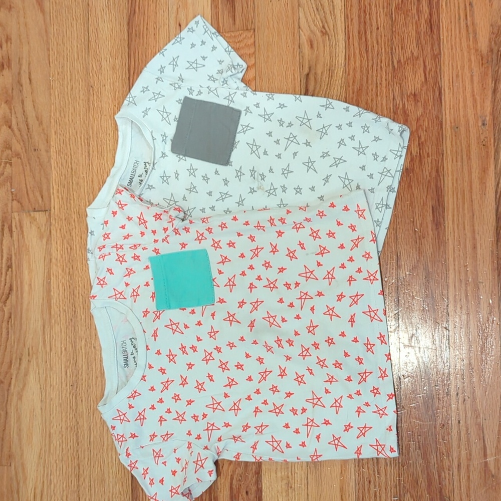 June and January 4T Bundle Star Short Sleeve Tees